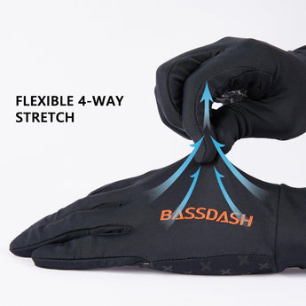 Men's Lightweight UPF 50+ Camo Hunting Gloves HG05 - Bassdash