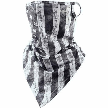 UPF 50+ UV Protection Earloop Neck Gaiter Windproof Bandanas - Bassdash