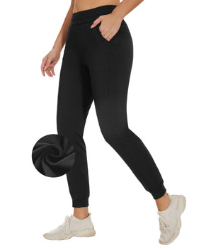 Women's Fleece Lined Jogger Pants LB12W - Bassdash