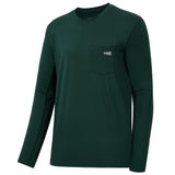 Men’s UPF 50+ Long Sleeve Sun Shirt with Chest Pocket - Bassdash