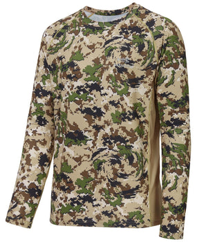 Men's UPF 50+ Camo Long Sleeve Hunting Shirt FS13M - Bassdash