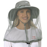 UPF 50+ Mosquito Sun Hat with Neck Flap - Bassdash
