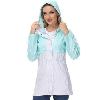 Lightbare Women's Water Resistant Ripstop Rain Coat LB02W - Bassdash