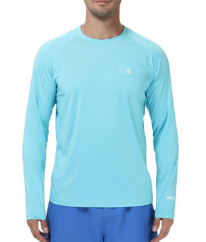 LIGHTBARE Men's UPF 50+ Raglan LS T-Shirt - Bassdash