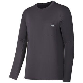 Men’s UPF 50+ Long Sleeve Fishing Shirt with Chest Pocket - Bassdash