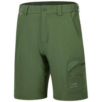 Men's UPF 50+ 10.5” Cargo Shorts Quick Dry Water Resistant FP01M - Bassdash