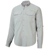 Men's UPF 50+ Long Sleeve Fishing Button Down Shirt FS21M - Bassdash