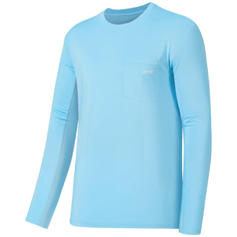 Men’s UPF 50+ Long Sleeve Fishing Shirt with Chest Pocket - Bassdash