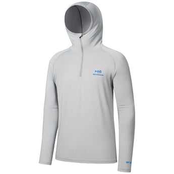 Men's UPF 50+ 1/4 Zipper Fishing hoodie Shirts FS24M - Bassdash