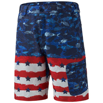 Men's UPF 50+ 10.5” Cargo Shorts Quick Dry Water Resistant FP01M - Bassdash