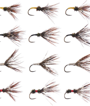 12pcs Barbless Tenkara Flies for Trout Fishing - Bassdash