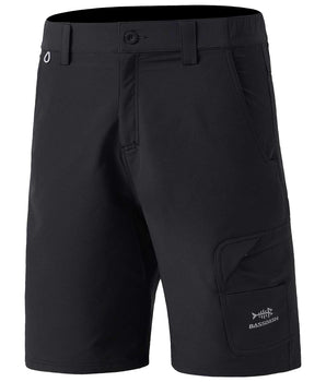Men's UPF 50+ 10.5” Cargo Shorts Quick Dry Water Resistant FP01M - Bassdash