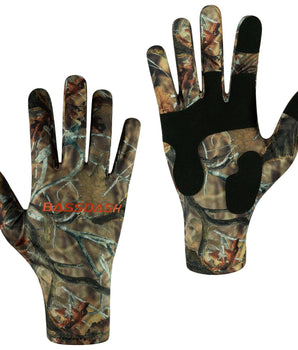 Men's Camo Hunting Gloves for Warm Weather HG01M - Bassdash