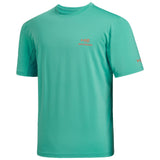 mens upf short sleeve shirts green