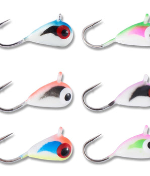 Tungsten Ice Fishing Lure Kit 6-Pack BI10 - Bassdash