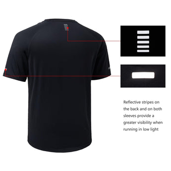 Lightbare Men Short Sleeve Shirt Lightweight Quick Dry Anti Odor - Bassdash