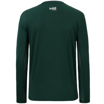 Men’s UPF 50+ Long Sleeve Sun Shirt with Chest Pocket - Bassdash