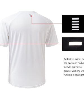 Lightbare Men Short Sleeve Shirt Lightweight Quick Dry Anti Odor - Bassdash