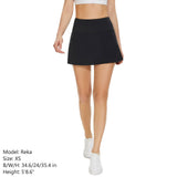 Women's UPF 50+ Tennis Skirts with Shorts LB09W - Bassdash