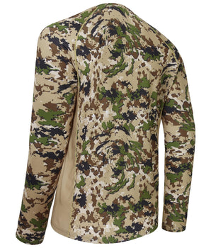 Men's UPF 50+ Camo Long Sleeve Hunting Shirt FS13M - Bassdash