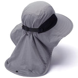 Unisex UPF 50+ Water Resistant Sun Hat with Neck Flap FH06 - Bassdash