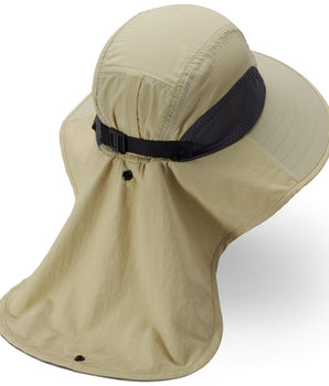 Unisex UPF 50+ Water Resistant Sun Hat with Neck Flap FH06 - Bassdash