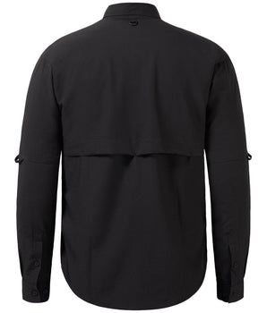 Men's UPF 50+ Long Sleeve Fishing Button Down Shirt FS21M - Bassdash