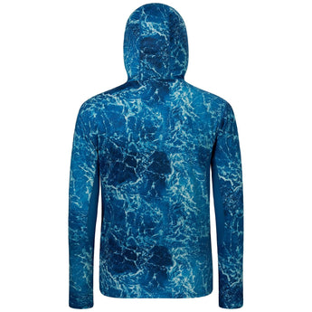 Men's UPF 50+ Camo Fishing Hoodie Shirts with Face Cover FS25M - Bassdash