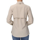 Women's UPF 50+ Long Sleeve Button Down Shirt FS21W - Bassdash