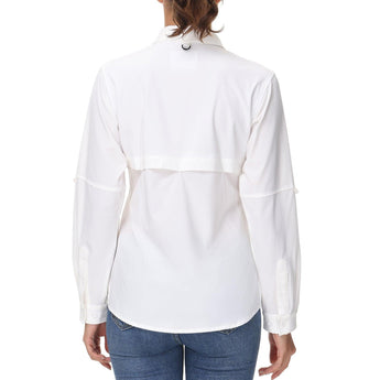 Women's UPF 50+ Long Sleeve Button Down Shirt FS21W - Bassdash