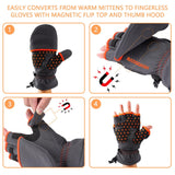 Unisex WinteFlex Insulated Convertible Mittens - Bassdash