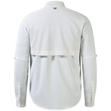 Men's UPF 50+ Long Sleeve Fishing Button Down Shirt FS21M - Bassdash