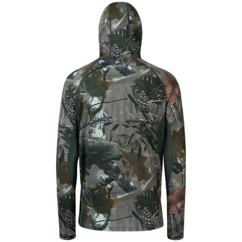 Men's UPF 50+ Long Sleeve Hunting Hoodie with Mask FS06M - Bassdash