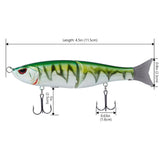 SwimShad Glide Baits Single-Jointed Hard Fishing Lure - Bassdash