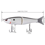 SwimShad Glide Baits Single-Jointed Hard Fishing Lure - Bassdash