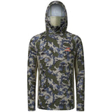 Men's UPF 50+ Long Sleeve Hunting Hoodie with Mask FS06M - Bassdash