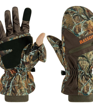 Men’s Insulated Mittens Winter Hunting Gloves HG04M - Bassdash