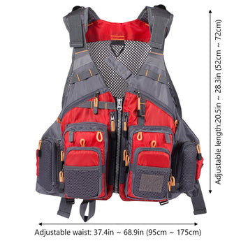 FV01 Classic Fishing Vest for Men Women - Bassdash