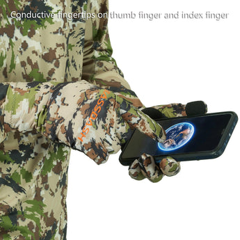 Men's Camo Hunting Gloves for Warm Weather HG01M - Bassdash