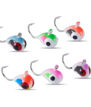 Tungsten Ice Fishing Lure Kit 6-Pack BI10 - Bassdash