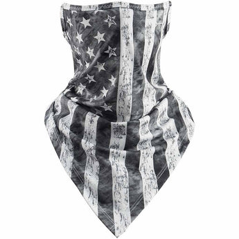 UPF 50+ UV Protection Earloop Neck Gaiter Windproof Bandanas - Bassdash