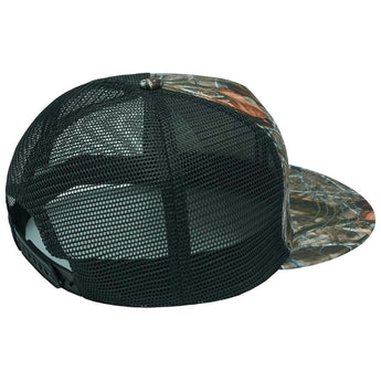 Unisex Flat Brim Trucker Cap - Autumn Forest4 - Bassdash