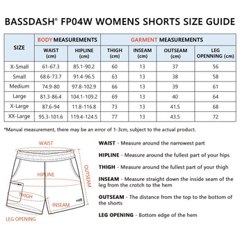 Women's 50+ Quick Dry UPF 50+ Cargo Shorts FP04W - Bassdash