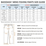 Men’s Quick Dry Elastic Waist Fishing Pants FP05M - Bassdash