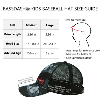Youth&Kids Baseball Sun Hat FH08Y - Bassdash