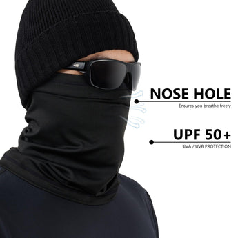 Fleece Neck Warmer Neck Gaiter with Nose Hole - Bassdash