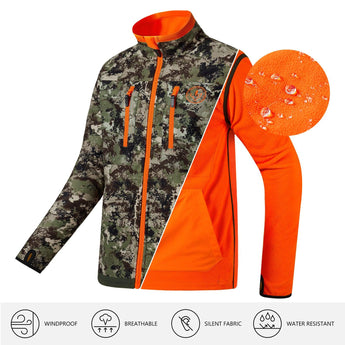 Reversible Lightweight Insulated Hunting Jacket - Bassdash