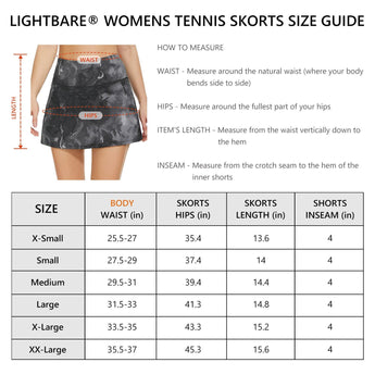 Women's UPF 50+ Tennis Skirts with Shorts LB09W - Bassdash