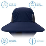 Unisex UPF 50+ Water Resistant Sun Hat with Neck Flap FH06 - Bassdash