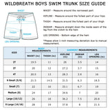 WILDBREATH Boys UPF 50+ Quick Dry Swim Trunks - Bassdash